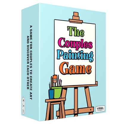 The Couples Painting Game – Fun Date Night Activity | Romantic Game with Prompts & Questions | Creative Couples Gift Idea for Him & Her | No Art Skills Needed | 2 Players